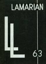 1963 Laura Lamar High School Yearbook from Homer city, Pennsylvania cover image