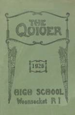 Woonsocket High School 1926 yearbook cover photo