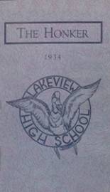 Lakeview High School 1934 yearbook cover photo