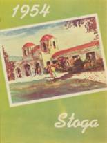 1954 Calistoga High School Yearbook from Calistoga, California cover image