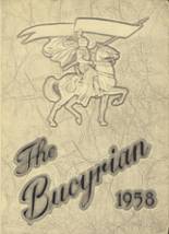 Bucyrus High School 1958 yearbook cover photo