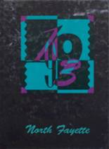 1993 North High School Yearbook from West union, Iowa cover image