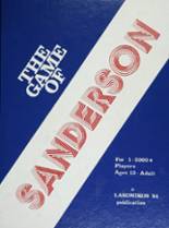 Sanderson High School 1984 yearbook cover photo
