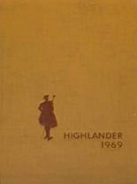 Highland Springs High School 1969 yearbook cover photo