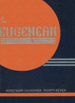 Eugene High School 1937 yearbook cover photo