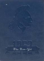 Conneaut Valley High School 1952 yearbook cover photo