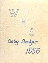 Wisconsin High School 1956 yearbook cover photo
