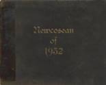 Newcomerstown High School 1932 yearbook cover photo