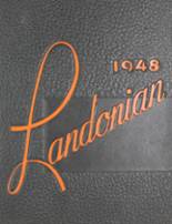 Landon High School 1948 yearbook cover photo