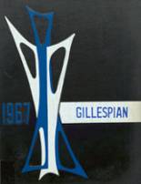 Gillespie Community High School 1967 yearbook cover photo