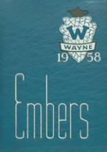 Wayne Valley High School 1958 yearbook cover photo