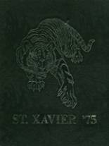 St. Xavier High School 1975 yearbook cover photo