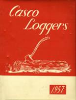 Casco High School 1957 yearbook cover photo
