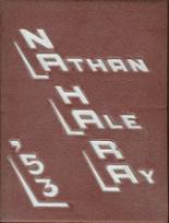 Nathan Hale-Ray High School 1953 yearbook cover photo