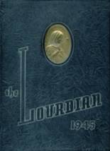 Lourdes High School 1945 yearbook cover photo