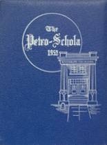 Petersburg High School 1952 yearbook cover photo