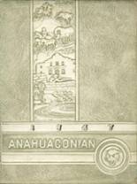 Anahuac High School 1947 yearbook cover photo