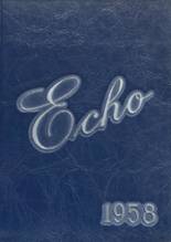 1958 Edgewood High School Yearbook from Ashtabula, Ohio cover image