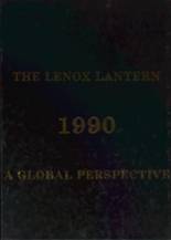 Lenox High School 1990 yearbook cover photo