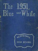 Westbrook High School 1951 yearbook cover photo