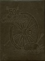 Cedar City High School 1950 yearbook cover photo