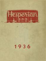 Hoquiam High School 1936 yearbook cover photo