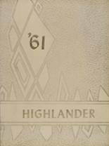 Highland High School 1961 yearbook cover photo