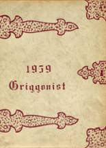 1959 Griggsville High School Yearbook from Griggsville, Illinois cover image