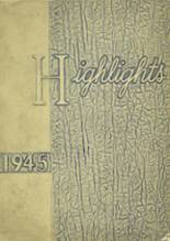 Hamilton Township High School 1945 yearbook cover photo