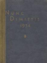1934 University High School Yearbook from Ann arbor, Michigan cover image