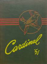 Warrensburg-Latham High School 1951 yearbook cover photo
