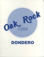 Dondero High School 1988 yearbook cover photo