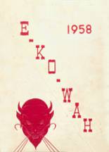1958 Fairfax High School Yearbook from Fairfax, Oklahoma cover image