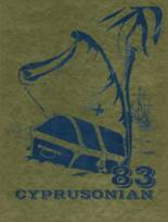 Cyprus High School 1983 yearbook cover photo