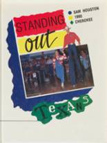 Sam Houston High School 1990 yearbook cover photo