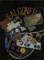 Falconer High School 1988 yearbook cover photo