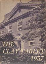 Claymont High School 1957 yearbook cover photo