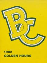 Bessemer City High School 1982 yearbook cover photo