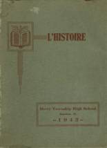Derry Township High School 1943 yearbook cover photo