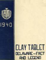 Claymont High School 1940 yearbook cover photo