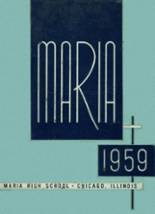 1959 Maria High School Yearbook from Chicago, Illinois cover image