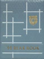 Bonduel High School 1959 yearbook cover photo