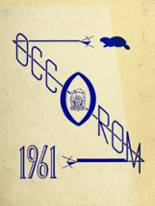 Morocco High School 1961 yearbook cover photo