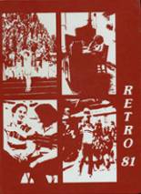 Wapakoneta High School 1981 yearbook cover photo