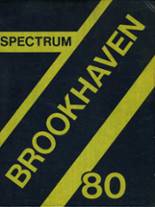 Brookhaven High School 1980 yearbook cover photo