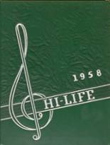 Howitt High School 1958 yearbook cover photo