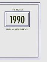 Findlay High School 1990 yearbook cover photo