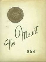 Mt. St. Joseph Academy  1954 yearbook cover photo