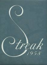 Christian High School 1958 yearbook cover photo