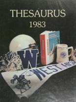 West High School 1983 yearbook cover photo